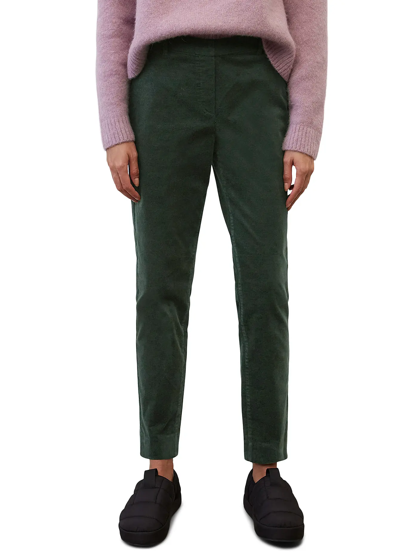 MARC O'POLO | Hose  wide leg  7/8 | dunkelgrün